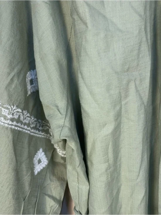 H&M Cotton Embroidered Midi Dress - Picture 6 of 11